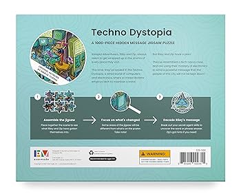 Amazon.com: Techno Dystopia by Evermade - A Hidden Message